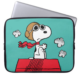 pinda's   Snoopy de Flying Ace Laptop Sleeve