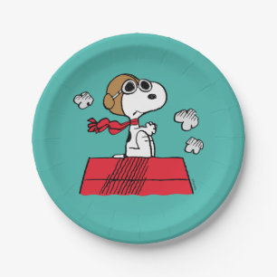 pinda's Snoopy de Flying Ace Papieren Bordje