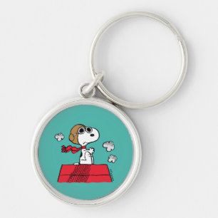 pinda's   Snoopy de Flying Ace Sleutelhanger