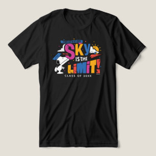 Pinda's Snoopy de Hemel Is De Limiet Afstuderen Tri-Blend Shirt