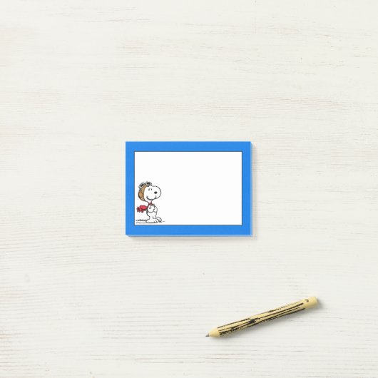 pinda's | Snoopy de vliegende luie Post-it® Notes (Op bureau)