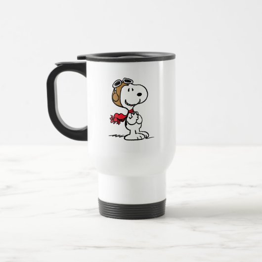 pinda's | Snoopy de vliegende luie Reisbeker (Links)