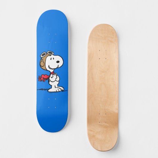 pinda's | Snoopy de vliegende luie Skateboard (Voorkant)