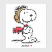 pinda's | Snoopy de vliegende luie Sticker (Vel)