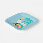 pinda's | Snoopy Deco Dreams Club Paradiso Papieren Bordje (Gebogen)