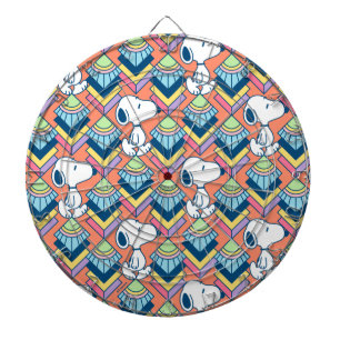 pinda's   Snoopy Deco Dreams Patroon Dartbord
