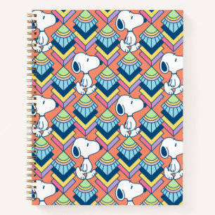 pinda's   Snoopy Deco Dreams Patroon Notitieboek