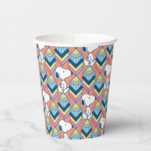pinda's | Snoopy Deco Dreams Patroon Papieren Bekers (Links)