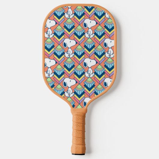 pinda's | Snoopy Deco Dreams Patroon Pickleball Paddle (Achterkant)