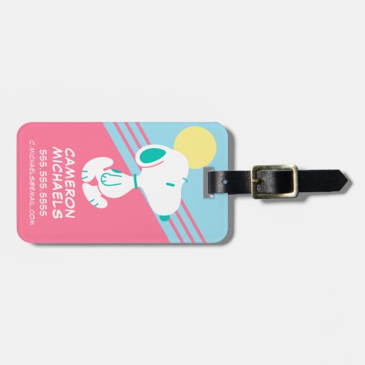 pinda's | Snoopy Deco Dreams Sun Bagagelabel (Voorkant horizontaal)