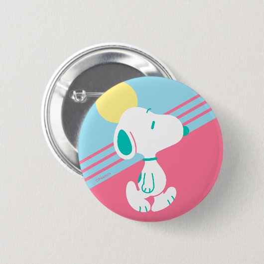 pinda's | Snoopy Deco Dreams Sun Ronde Button 5,7 Cm (Voorkant /achterkant)