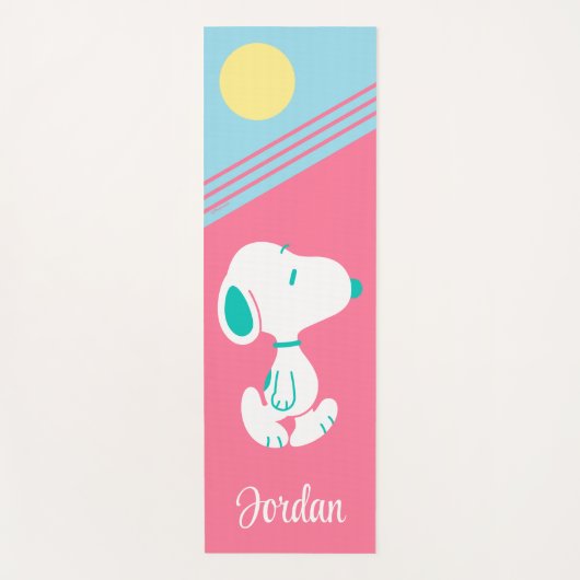 pinda's | Snoopy Deco Dreams Sun Yogamat (Voorkant)