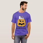 pinda's | Snoopy en Woodstock Jack-O-Lantern T-shirt (Voorkant volledig)