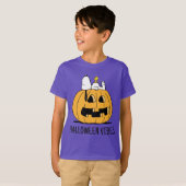 pinda's | Snoopy en Woodstock Jack-O-Lantern T-shirt (Voorkant volledig)
