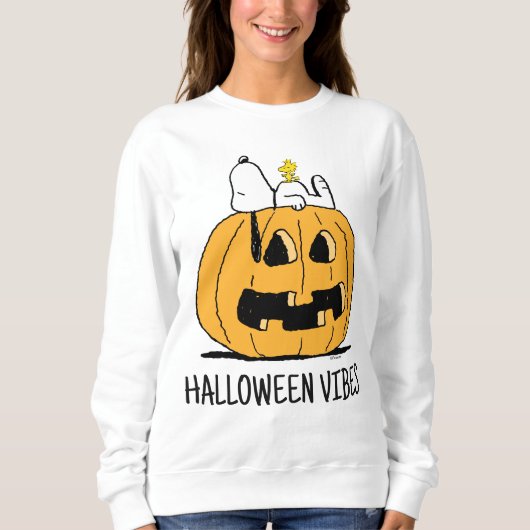pinda's | Snoopy en Woodstock Jack-O-Lantern Trui (Voorkant)