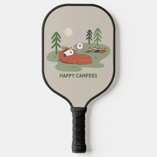 pinda's | Snoopy- en Woodstock Slappers Pickleball Paddle (Voorkant)
