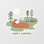 pinda's | Snoopy- en Woodstock Slappers Raamsticker (Vel)