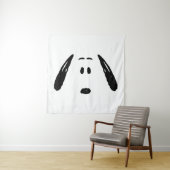 pinda's | Snoopy Face Wandkleed (In situ)