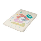 pinda's | Snoopy Flower Love Badmat (Gekanteld)