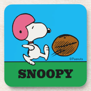 pinda's Snoopy Football Kicker Bier Onderzetter