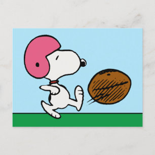pinda's   Snoopy Football Kicker Briefkaart