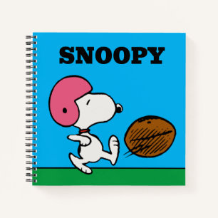 pinda's   Snoopy Football Kicker Notitieboek
