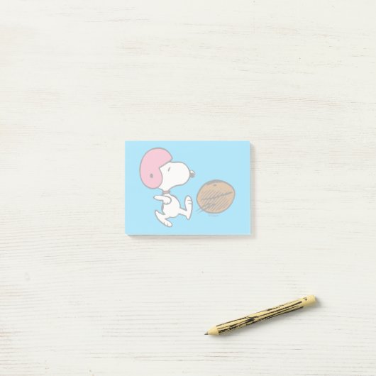 pinda's | Snoopy Football Kicker Post-it® Notes (Op bureau)
