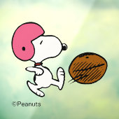 pinda's | Snoopy Football Kicker Raamsticker (Vel 3)