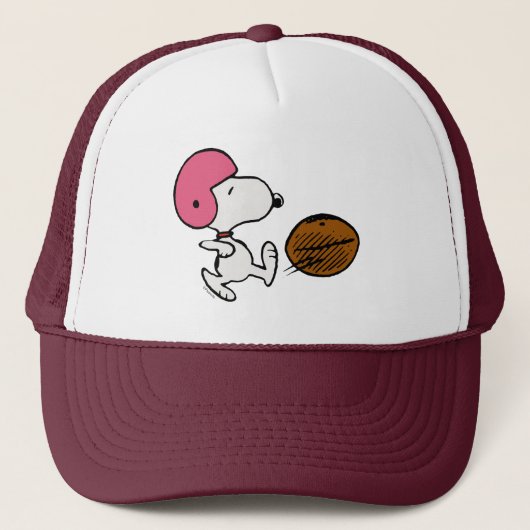 pinda's | Snoopy Football Kicker Trucker Pet (Voorkant)