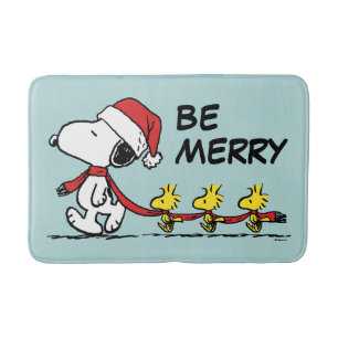 pinda's Snoopy & Friends Winter Scarf Badmat