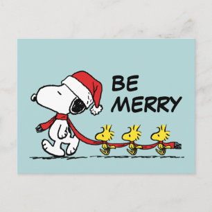 pinda's Snoopy & Friends Winter Scarf Briefkaart