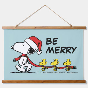 pinda's Snoopy & Friends Winter Scarf Hangend Wandkleed