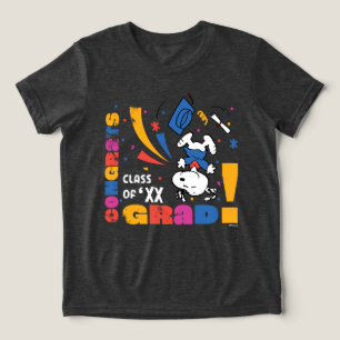 Pinda's Snoopy Gefeliciteerd Geslaagd Afstuderen C Tri-Blend Shirt