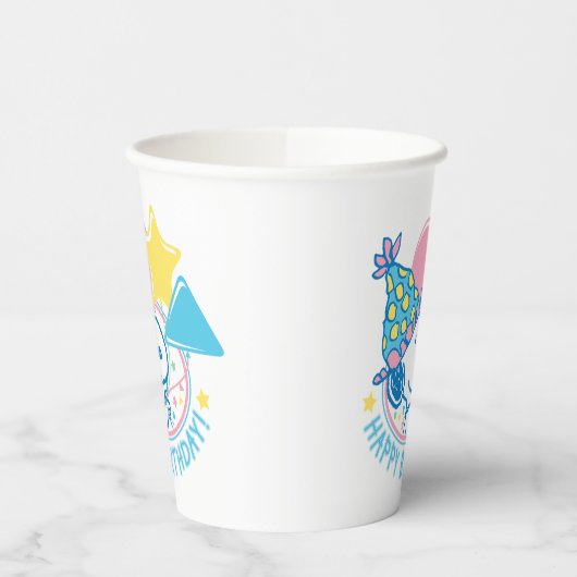 PINDA'S | Snoopy Gelukkige Verjaardagsballonnen Papieren Bekers (Links)