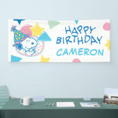 PINDA'S | Snoopy Gelukkige Verjaardagsballonnen Spandoek (Beurs)