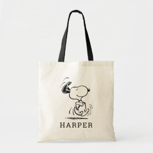 Pinda's Snoopy Geluksdans Tote Bag