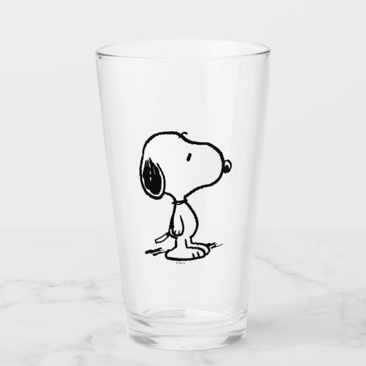 pinda's | Snoopy Glas (Voorkant)