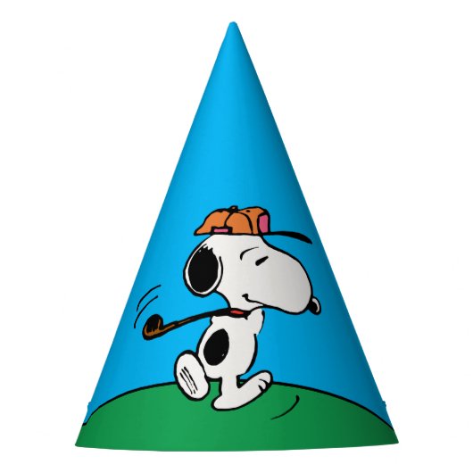 pinda's | Snoopy Golf Swing Feesthoedjes (Voorkant)
