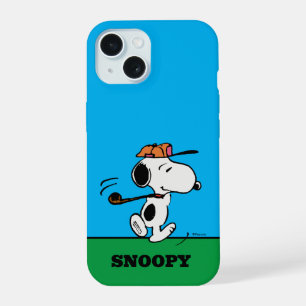 pinda's   Snoopy Golf Swing iPhone 15 Hoesje