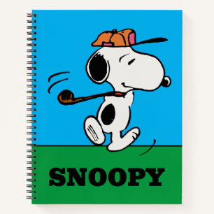 pinda's   Snoopy Golf Swing Notitieboek