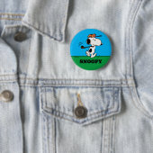 pinda's | Snoopy Golf Swing Ronde Button 5,7 Cm (In situ)