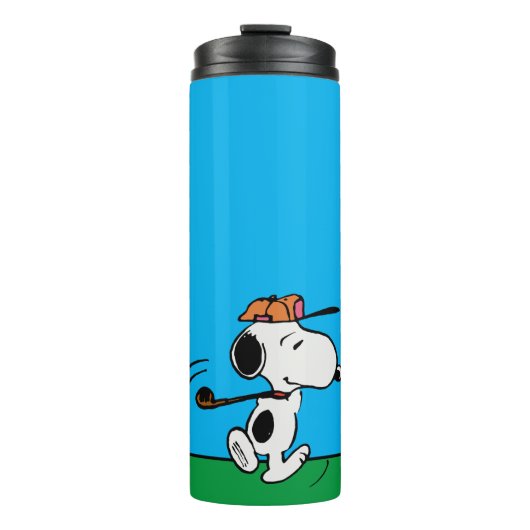 pinda's | Snoopy Golf Swing Thermosbeker (Voorkant)