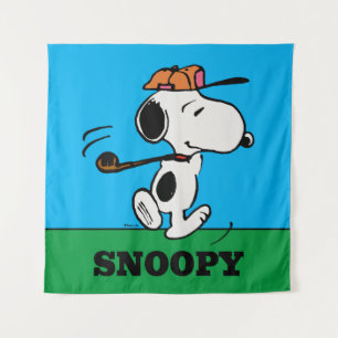 pinda's Snoopy Golf Swing Wandkleed
