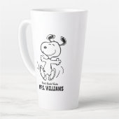 pinda's | Snoopy Greatest Teacher Personalized Latte Mok (Linkerhoek)