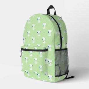pinda's   Snoopy Green Deco Dreams Patroon Bedrukte Rugzak