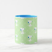 pinda's | Snoopy Green Deco Dreams Patroon Mok (Midden)