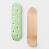 pinda's | Snoopy Green Deco Dreams Patroon Skateboard (Voorkant)