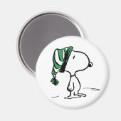 pinda's | Snoopy Green Snow Pet Magneet (Voorkant / Achterkant)