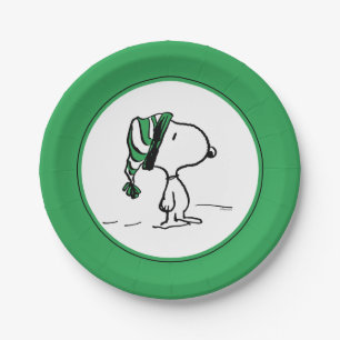 pinda's Snoopy Green Snow Pet Papieren Bordje