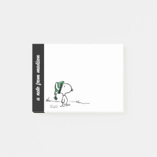 pinda's   Snoopy Green Snow Pet Post-it® Notes